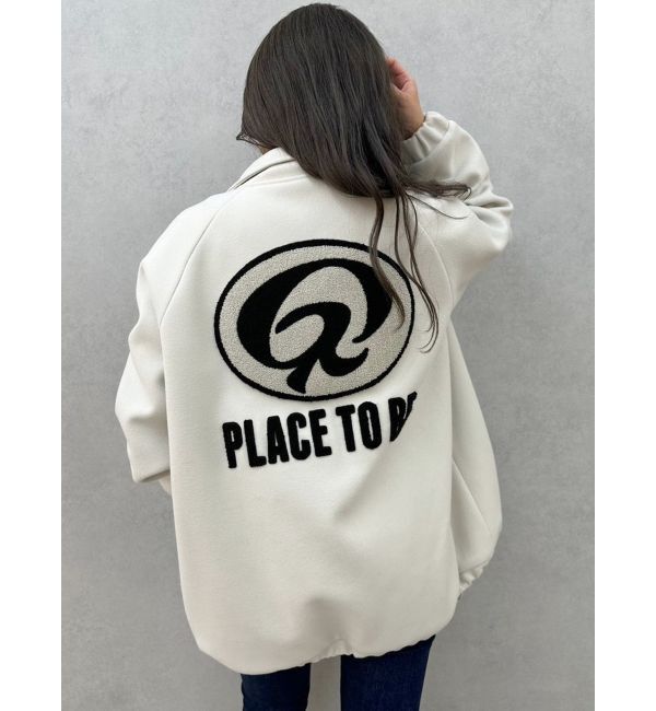 GYDA「PLACE TO BE ブルゾン」|ブルゾン・スタジャン|アイボリー
