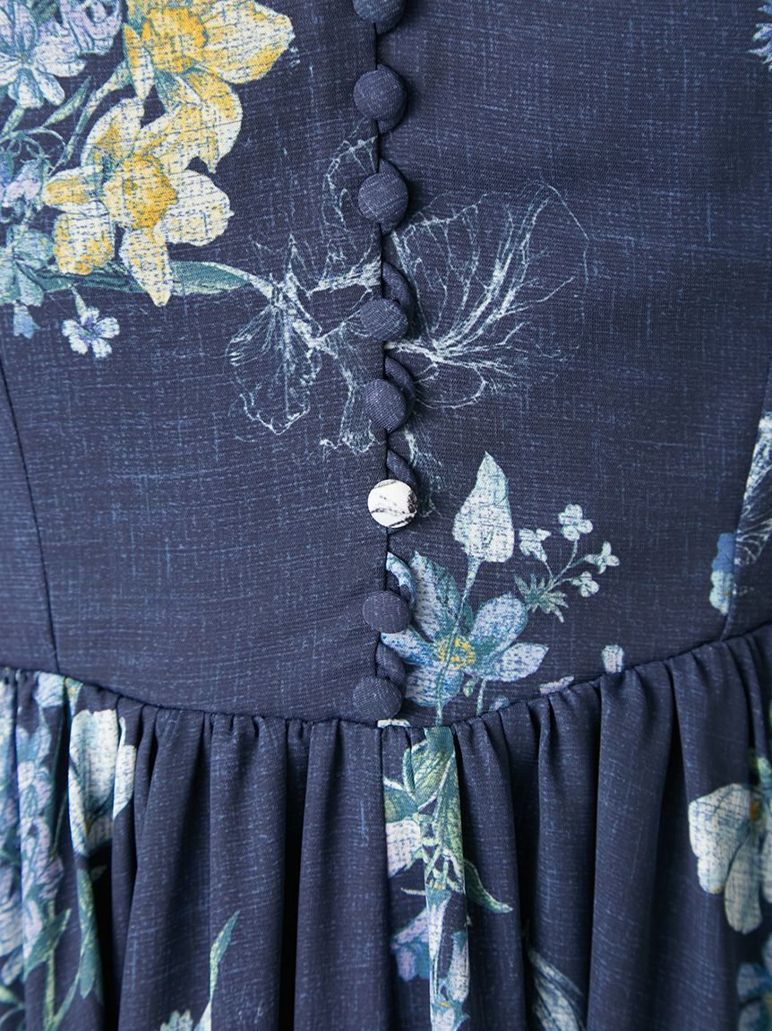 FRAY I.D「【00サイズ】ボタニカルプリントキャミソールワンピース」|ワンピース|