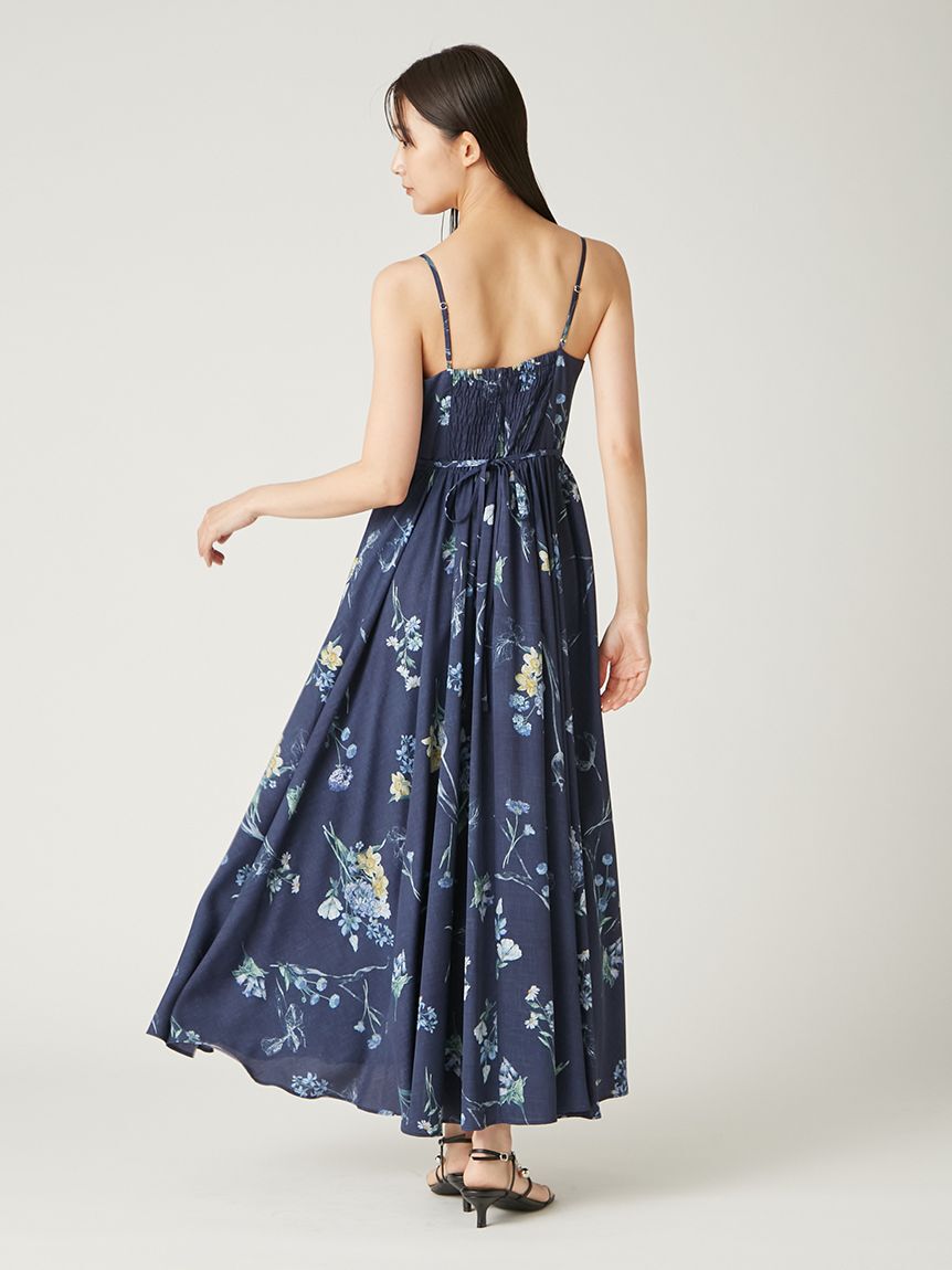 FRAY I.D「【00サイズ】ボタニカルプリントキャミソールワンピース」|ワンピース|