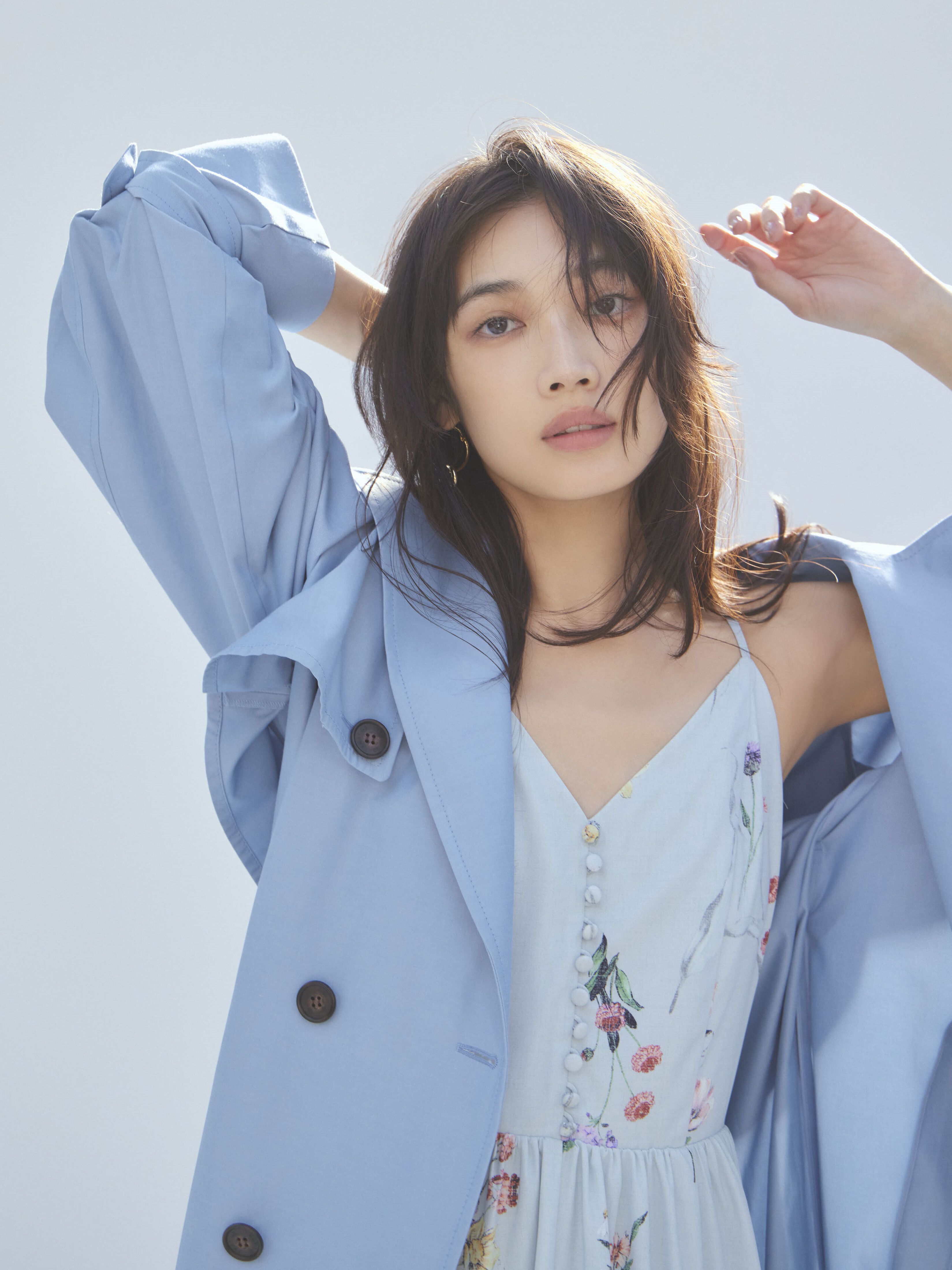 FRAY I.D「【00サイズ】ボタニカルプリントキャミソールワンピース」|ワンピース|