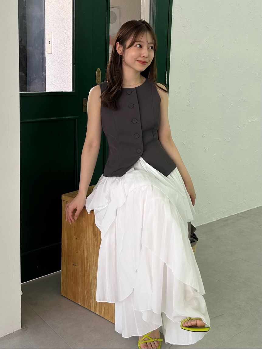 FRAY I.D「シアーティアードスカート」|スカート|