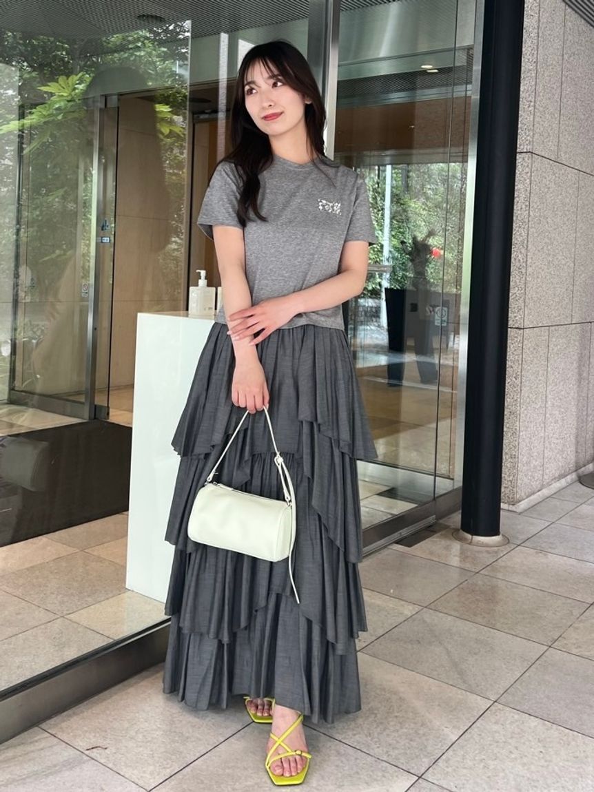 FRAY I.D「シアーティアードスカート」|スカート|