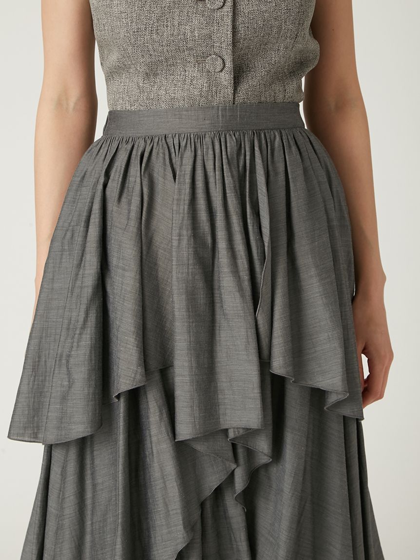 FRAY I.D「シアーティアードスカート」|スカート|