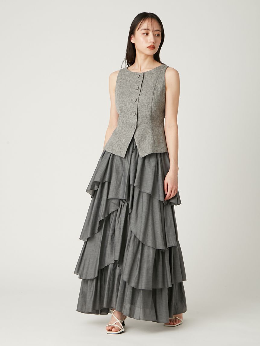 FRAY I.D「シアーティアードスカート」|スカート|