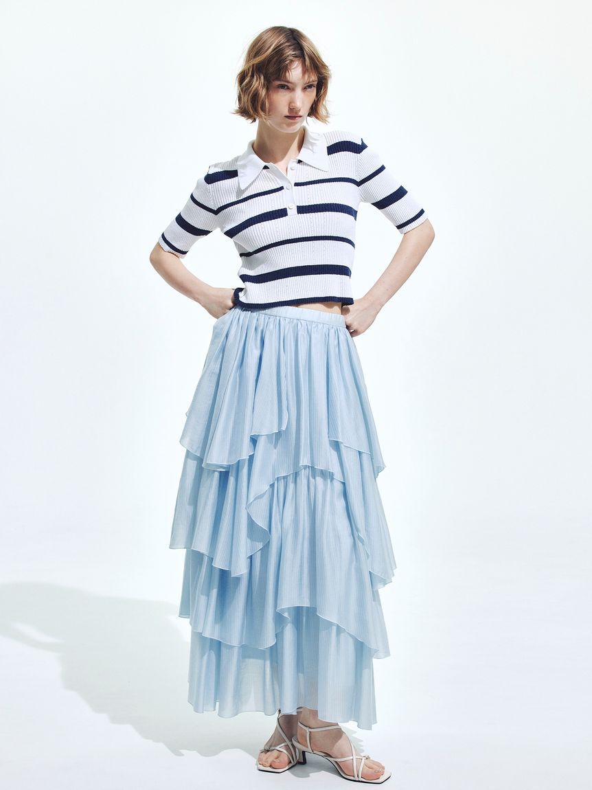 FRAY I.D「シアーティアードスカート」|スカート|