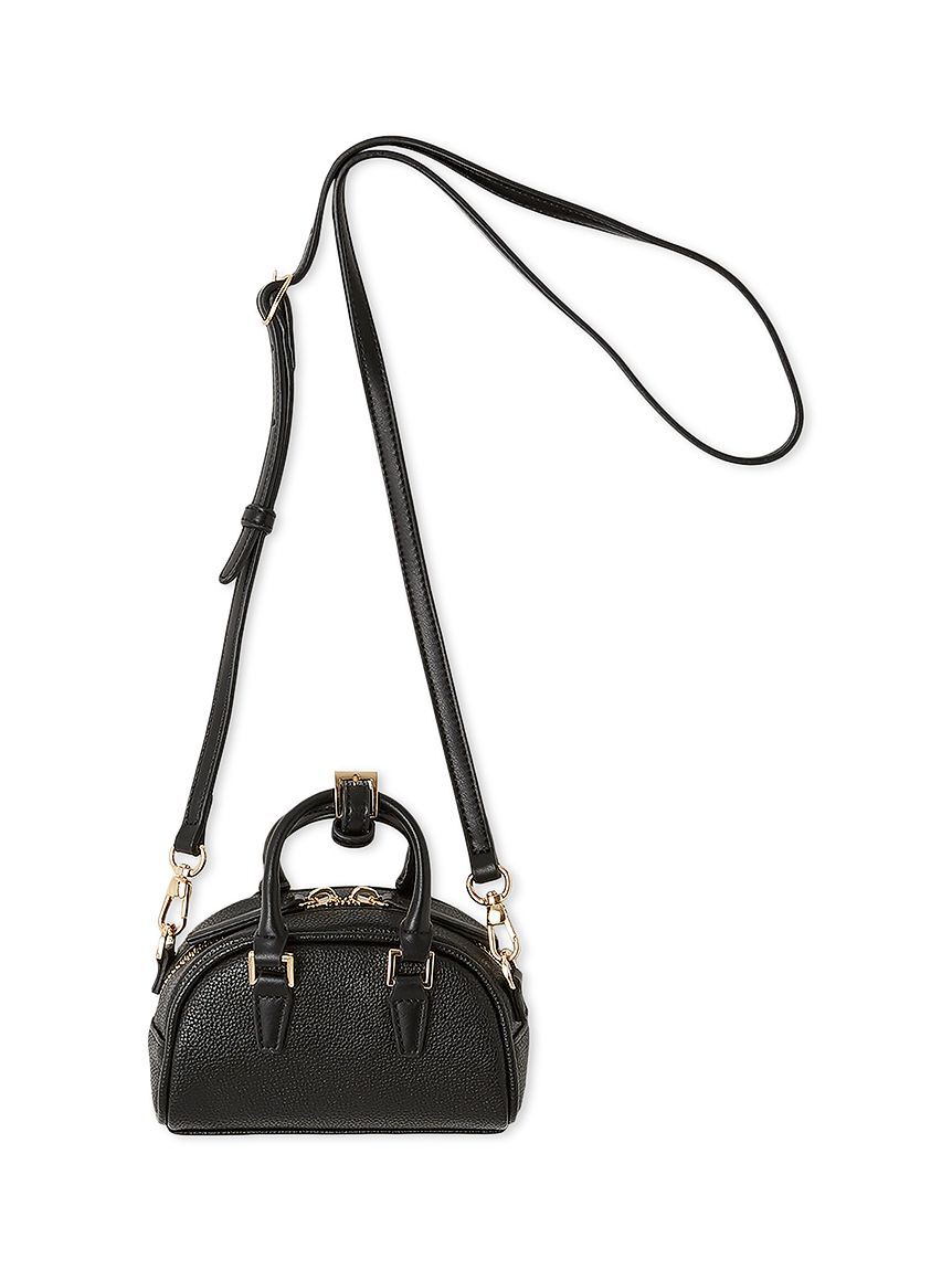 FRAY I.D「ラウンドマイクロミニボストンバッグ」|ボストンバッグ|BLK