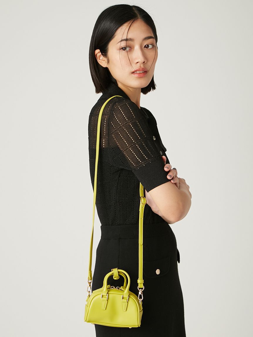 FRAY I.D「ラウンドマイクロミニボストンバッグ」|ボストンバッグ|