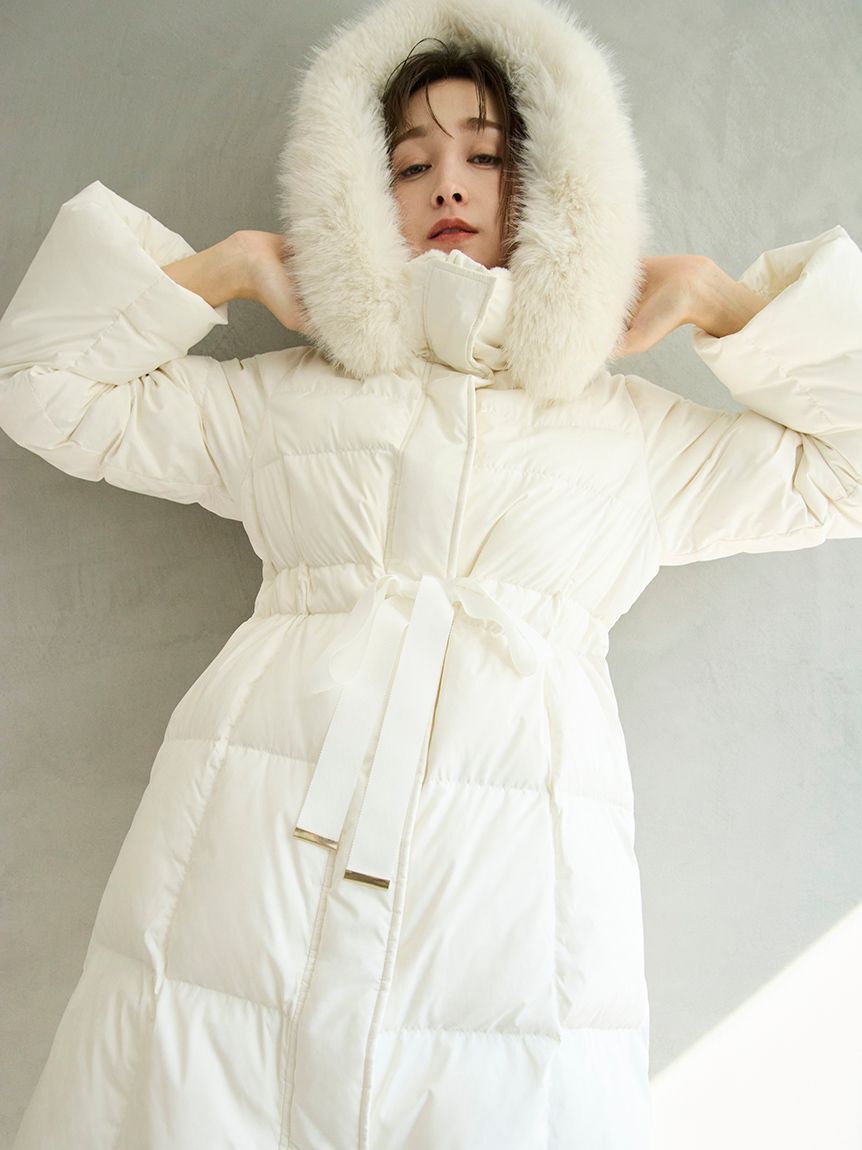 フードファーロングダウンコート（FRAY I.D）｜ルミネのファッション