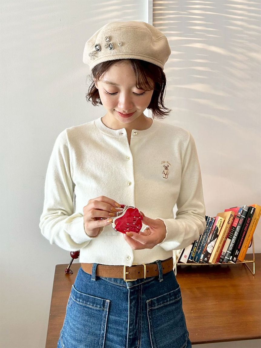 LILY BROWN「ラブリーポーチコインチャーム(Hearts2Hearts着用)」|キーケース|