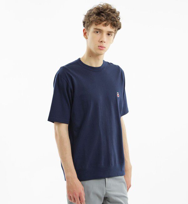 MACKINTOSH PHILOSOPHY「バッキンガムベア ワイドリブ半袖Tシャツ」|Tシャツ・カットソー|ネイビー