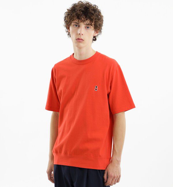 MACKINTOSH PHILOSOPHY「バッキンガムベア ワイドリブ半袖Tシャツ」|Tシャツ・カットソー|オレンジ