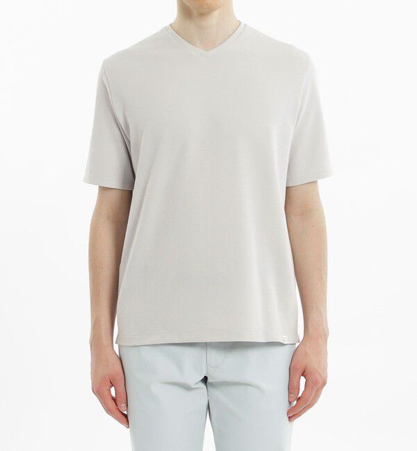 MACKINTOSH PHILOSOPHY「ストレッチミラノリブ Vネック半袖Tシャツ」|Tシャツ・カットソー|