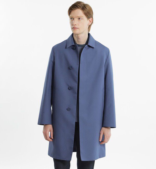 MACKINTOSH PHILOSOPHY「3層ブロードボンディング WELLINGTON「ウェリントン」」|ステンカラーコート|ブルー