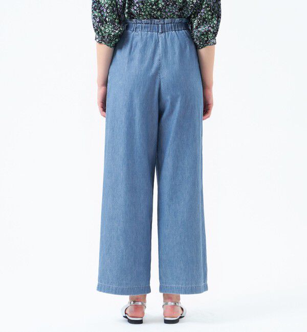 MACKINTOSH PHILOSOPHY「ライトデニムウエストタックパンツ」|デニム|