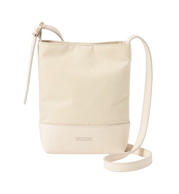 MACKINTOSH PHILOSOPHY「ナイロンミニポシェット」|ショルダー・メッセンジャー|オフホワイト