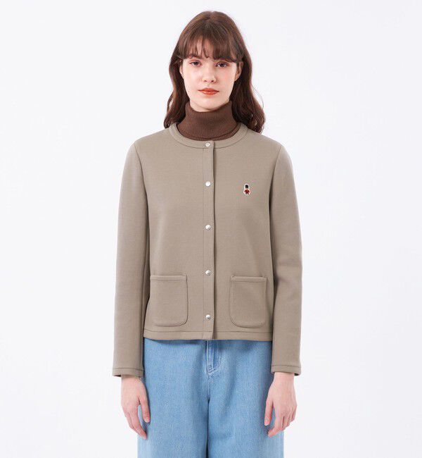 MACKINTOSH PHILOSOPHY「【WEB&一部店舗限定】バッキンガムベア ノーカラーダンボールジャケット」|ノーカラージャケット|