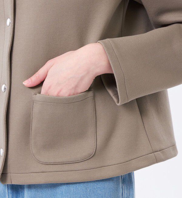 MACKINTOSH PHILOSOPHY「【WEB&一部店舗限定】バッキンガムベア ノーカラーダンボールジャケット」|ノーカラージャケット|