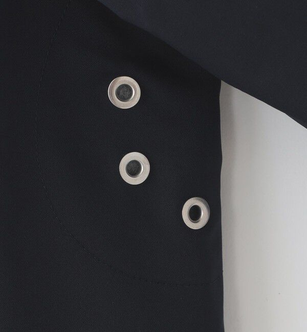 MACKINTOSH PHILOSOPHY「高密度ストレッチツイル/パテッドWELLINGTON BT short(ウェリントンボタンスルーショート)」|ステンカラーコート|