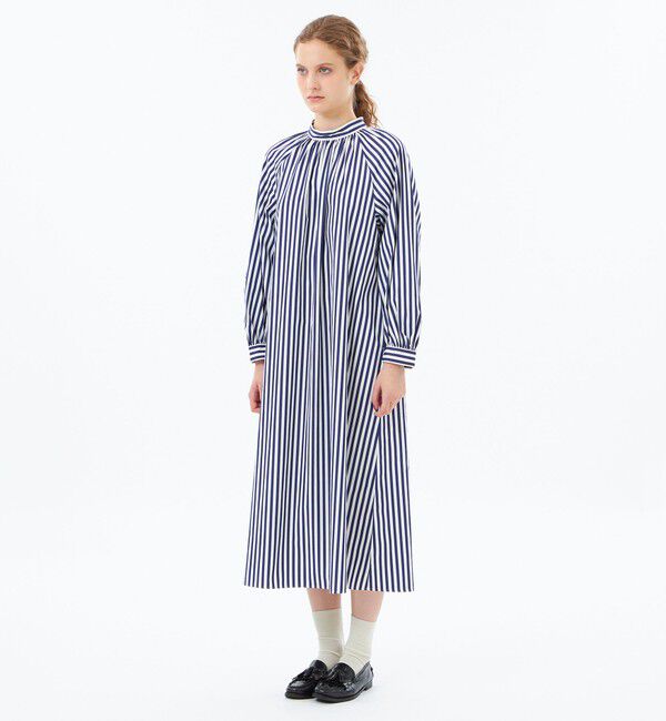 MACKINTOSH PHILOSOPHY「【WEB&一部店舗限定】THOMAS MASON ギャザーワンピース」|ワンピース|