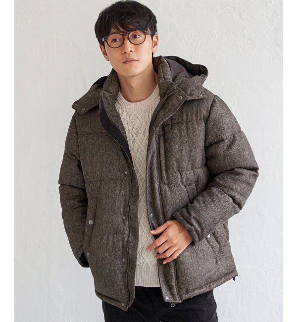 ikka「sorona(R)ツイードライクブルゾン」|ブルゾン・スタジャン|