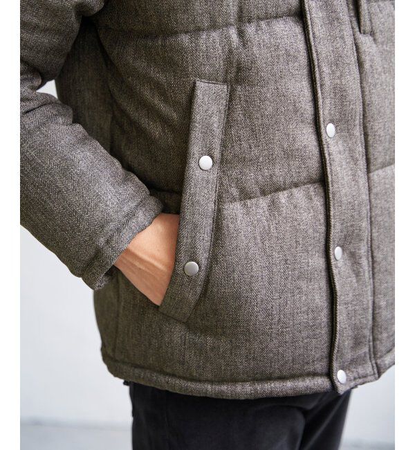 ikka「sorona(R)ツイードライクブルゾン」|ブルゾン・スタジャン|