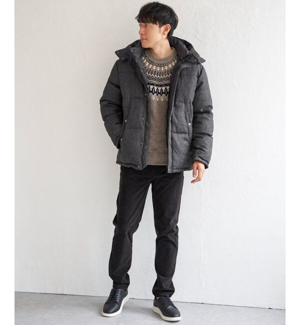 ikka「sorona(R)ツイードライクブルゾン」|ブルゾン・スタジャン|