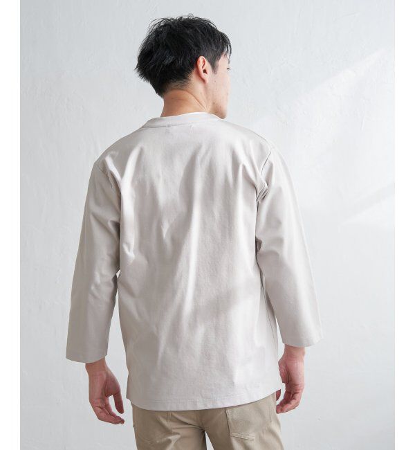 ikka「【接触冷感／抗菌防臭】GOKUラクセイケツ8分袖カーディガン」|カーディガン|