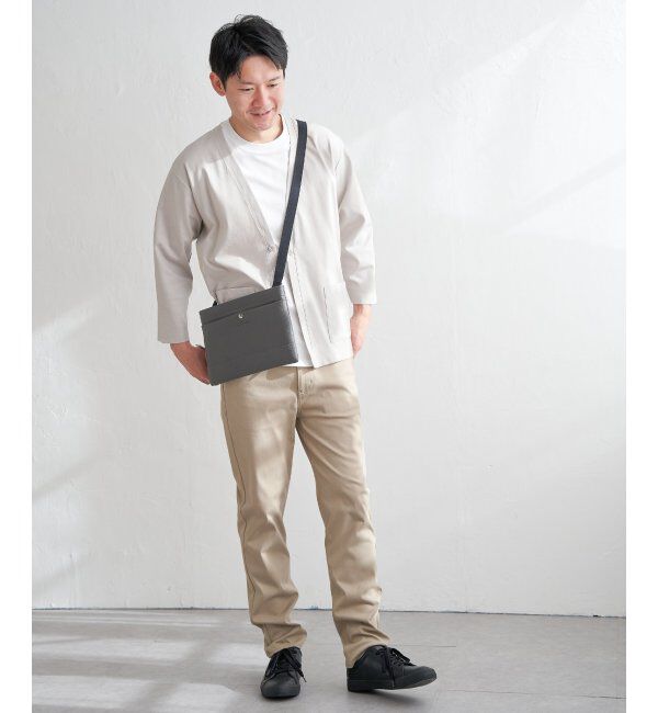 ikka「【接触冷感／抗菌防臭】GOKUラクセイケツ8分袖カーディガン」|カーディガン|