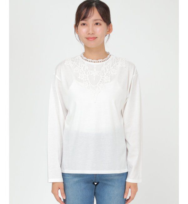 Lbc with Life「レースロンtee」|Tシャツ・カットソー|