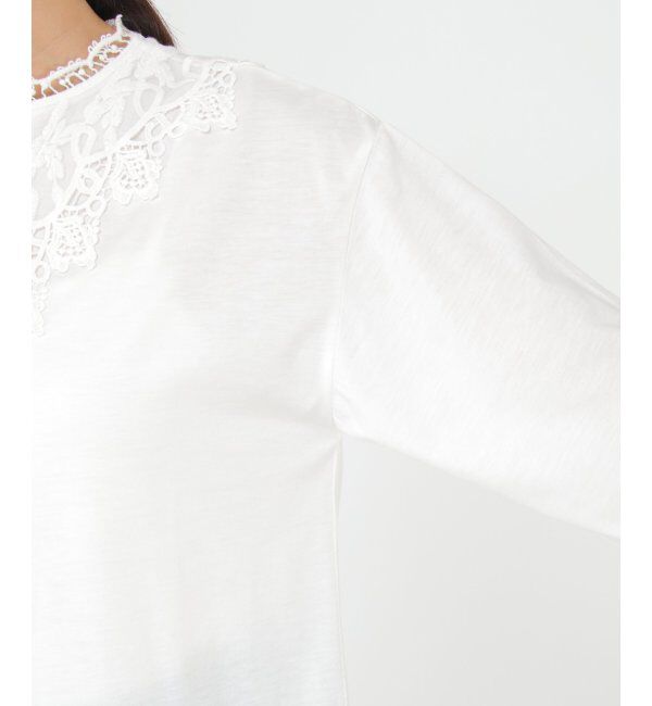 Lbc with Life「レースロンtee」|Tシャツ・カットソー|