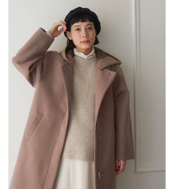 Lbc with Life「cafeウールバックスリットベスト」|ニット・セーター|