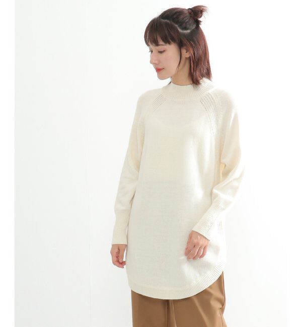 Lbc with Life「裾ラウンドニット」|カーディガン|