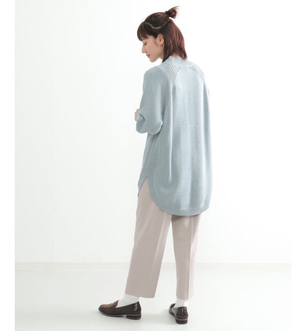 Lbc with Life「裾ラウンドニット」|カーディガン|