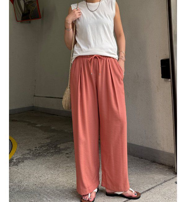 Lbc with Life「ウエストシャーリングワイドパンツ」|その他|