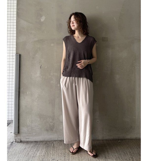 Lbc with Life「ウエストシャーリングワイドパンツ」|その他|