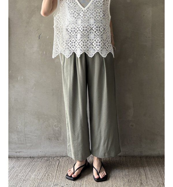 Lbc with Life「ウエストシャーリングワイドパンツ」|その他|