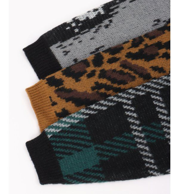 VENCE share style「総柄ニットVカーディガン」|カーディガン|