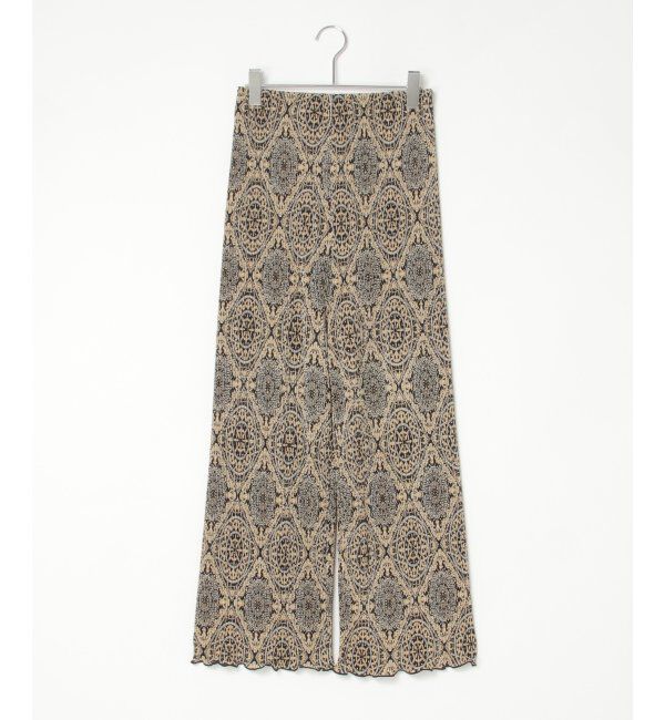 VENCE share style「スムースプリーツパンツ」|デニム|