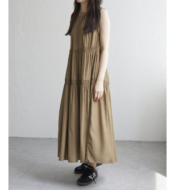 VENCE share style「バックリボンティアードワンピース」|ワンピース|
