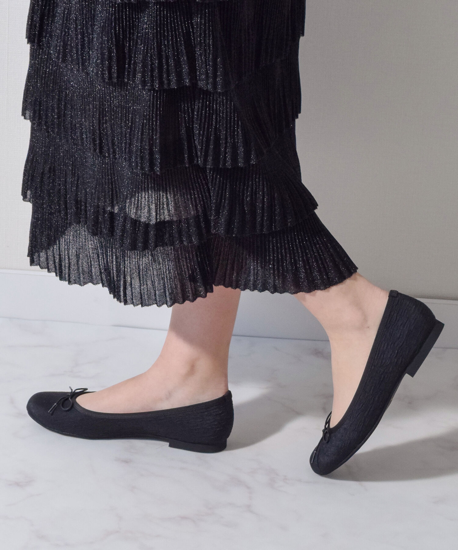 Bridget Birkin「【Bridget Birkin】ラウンドリボンバレエシューズ(551525)」|パンプス|