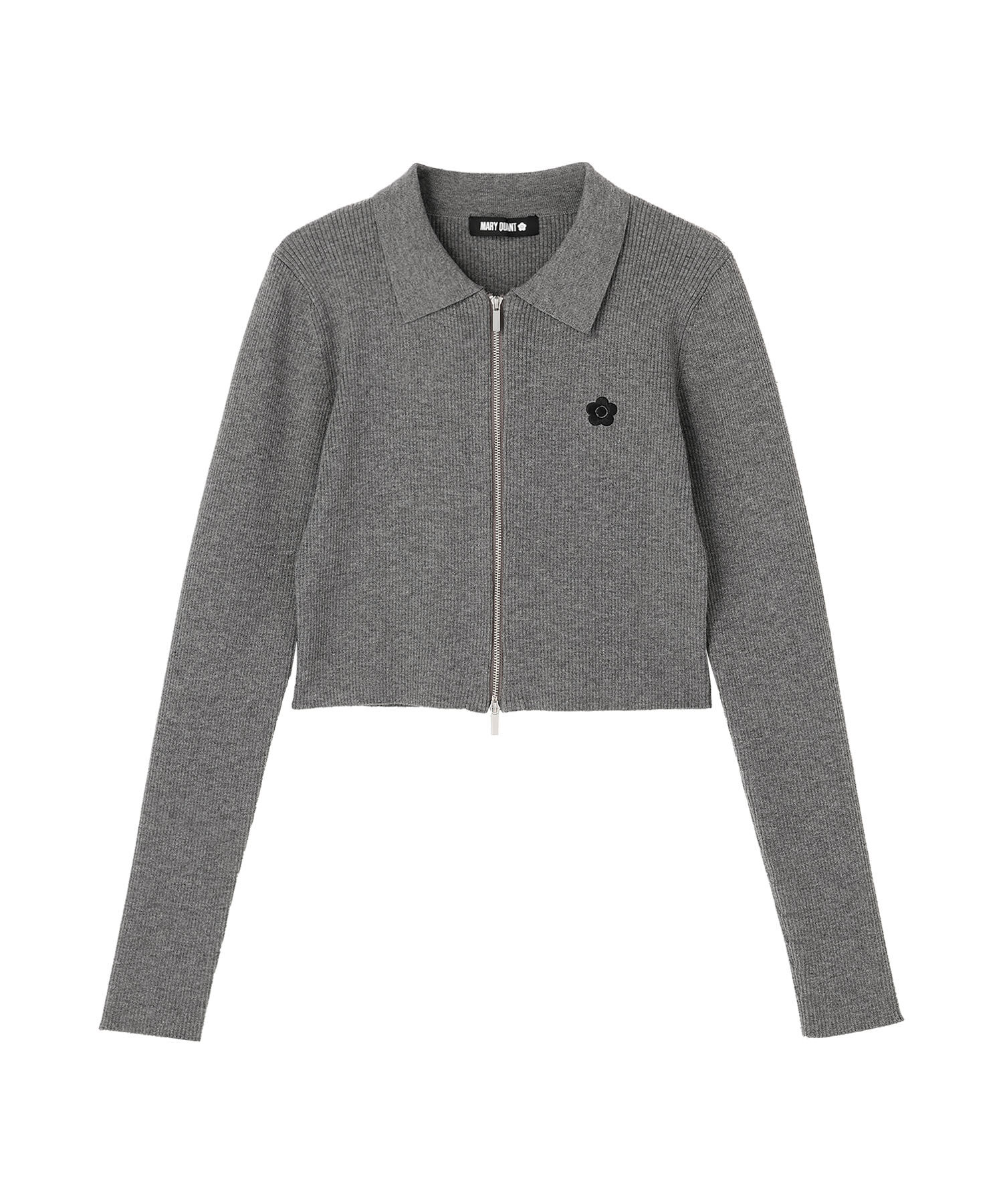 MARY QUANT「スムースニット ブルゾン」|ニット・セーター|