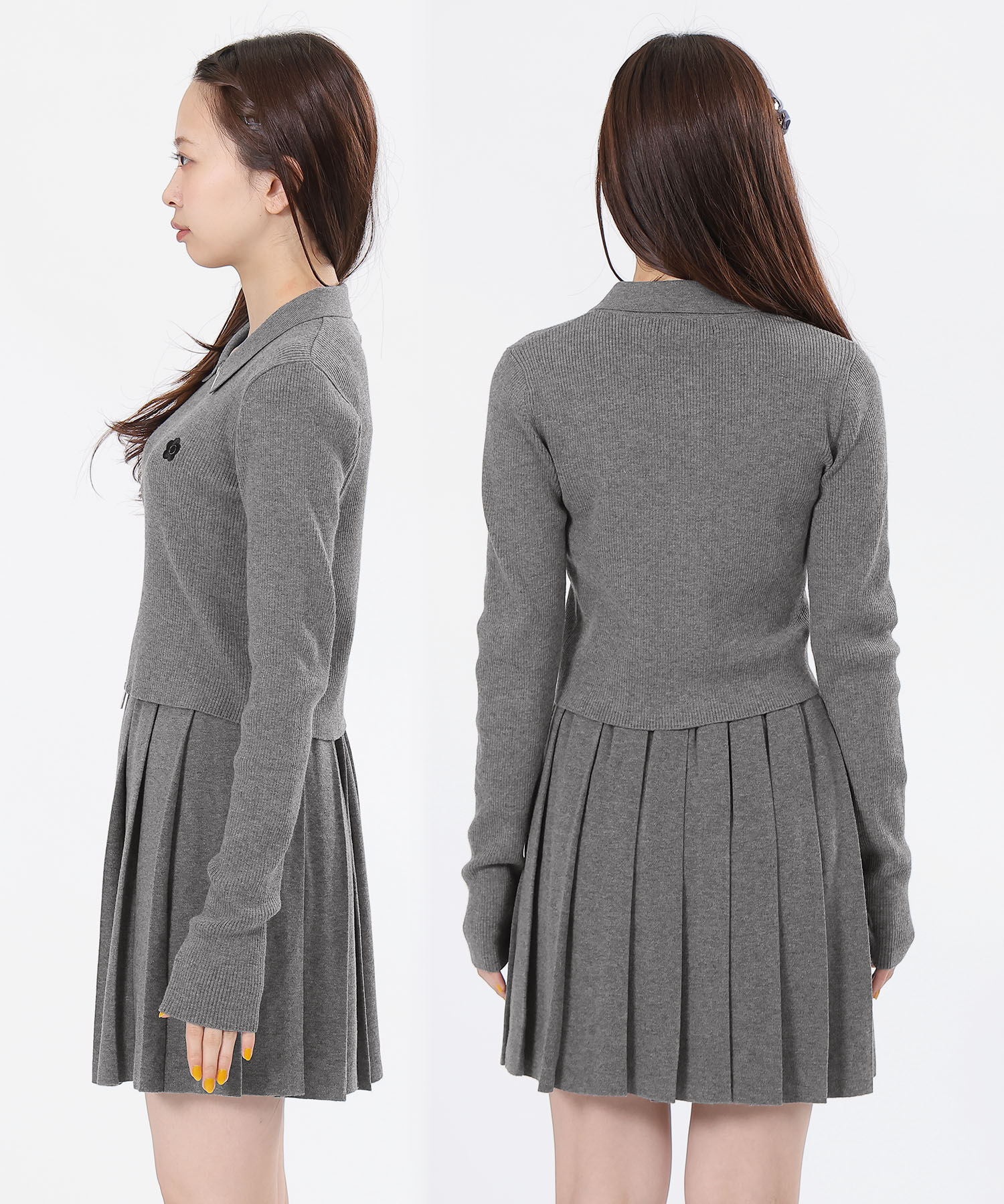 MARY QUANT「スムースニット ブルゾン」|ニット・セーター|