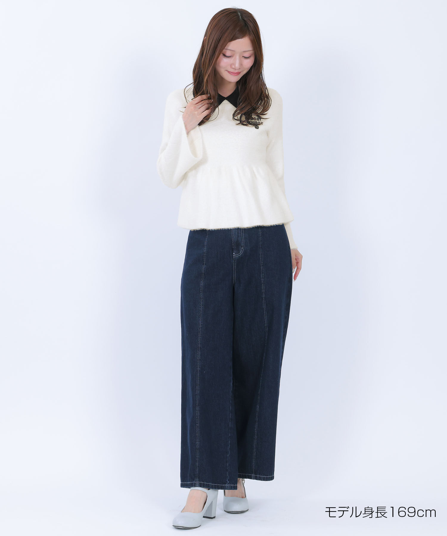 MARY QUANT「シャギーペプラム プルオーバー」|スウェット・ジャージ|