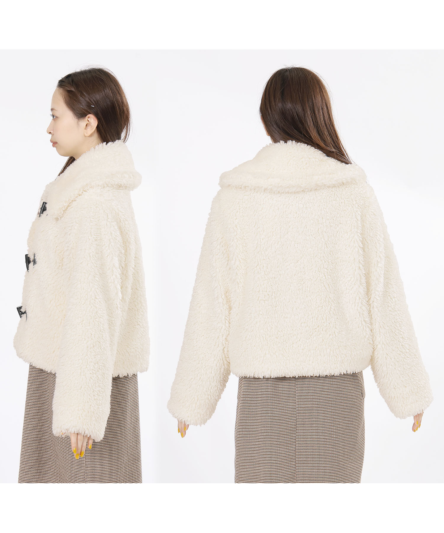 MARY QUANT「ボアダッフル ブルゾン」|ダッフルコート|