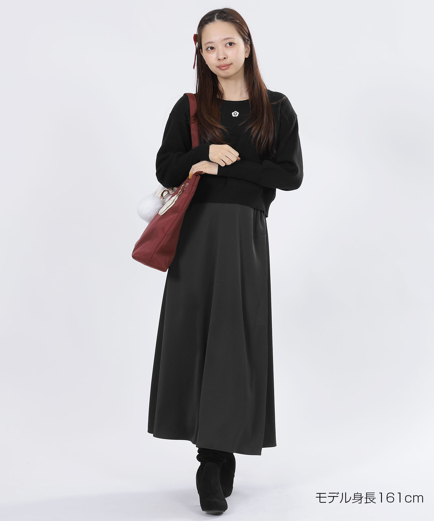 MARY QUANT「バックリボンニット プルオーバー」|シャツ・ブラウス|