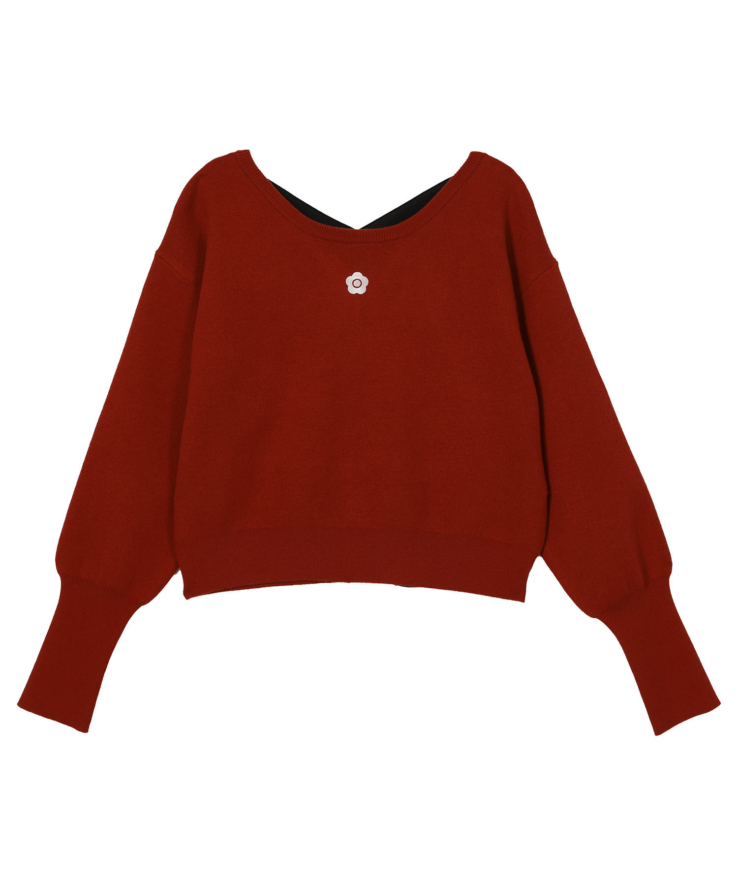 MARY QUANT「バックリボンニット プルオーバー」|シャツ・ブラウス|