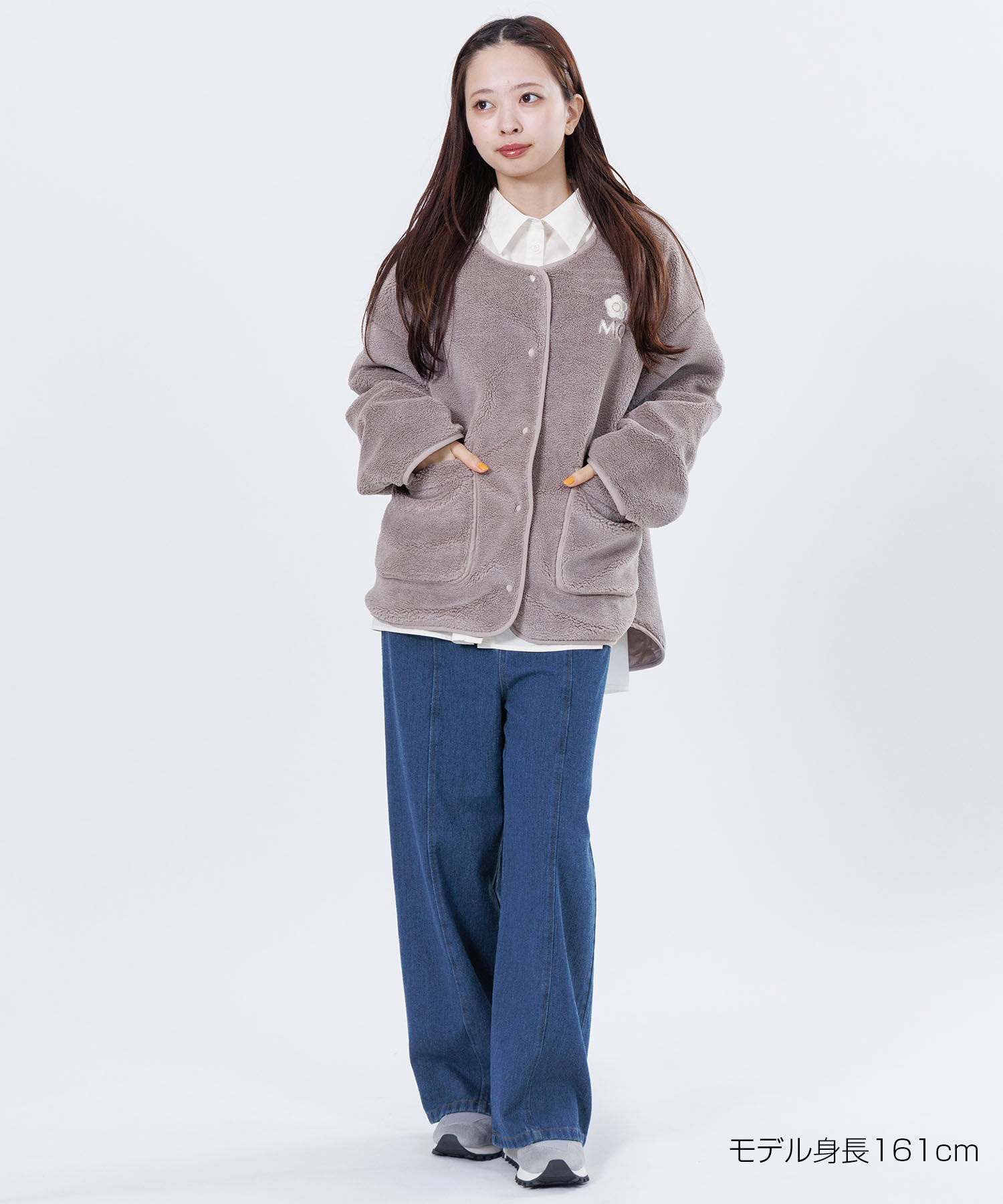 MARY QUANT「ペイントデイジーデニム パンツ」|デニム|