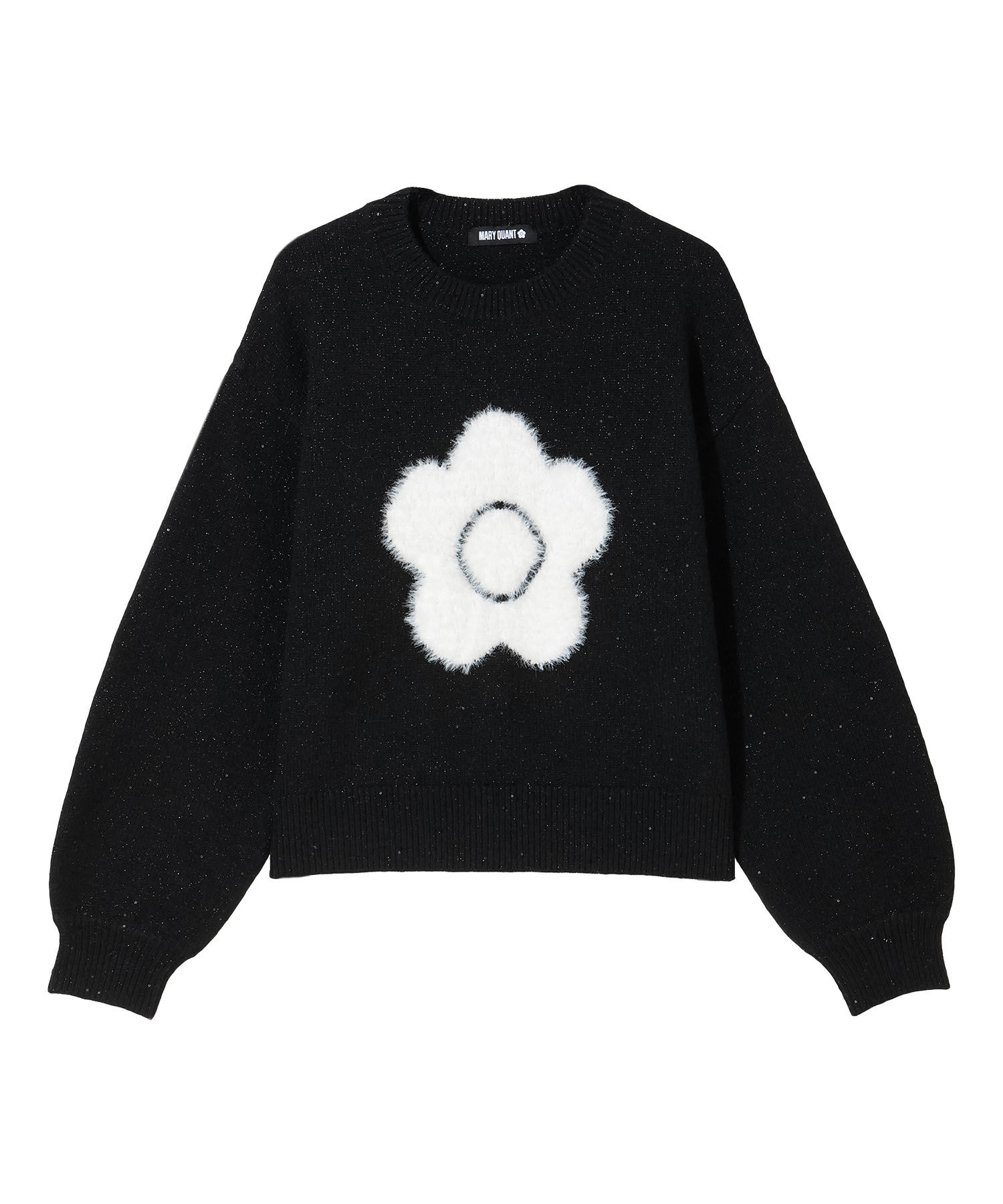 MARY QUANT「ファーデイジーラメニット プルオーバー」|ニット・セーター|