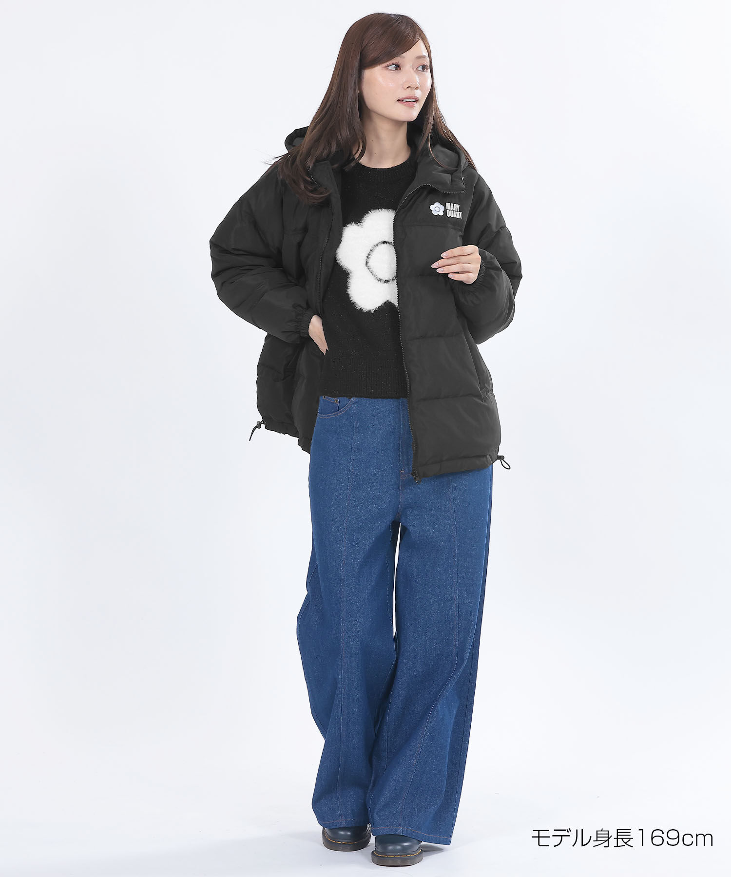 MARY QUANT「ファーデイジーラメニット プルオーバー」|ニット・セーター|