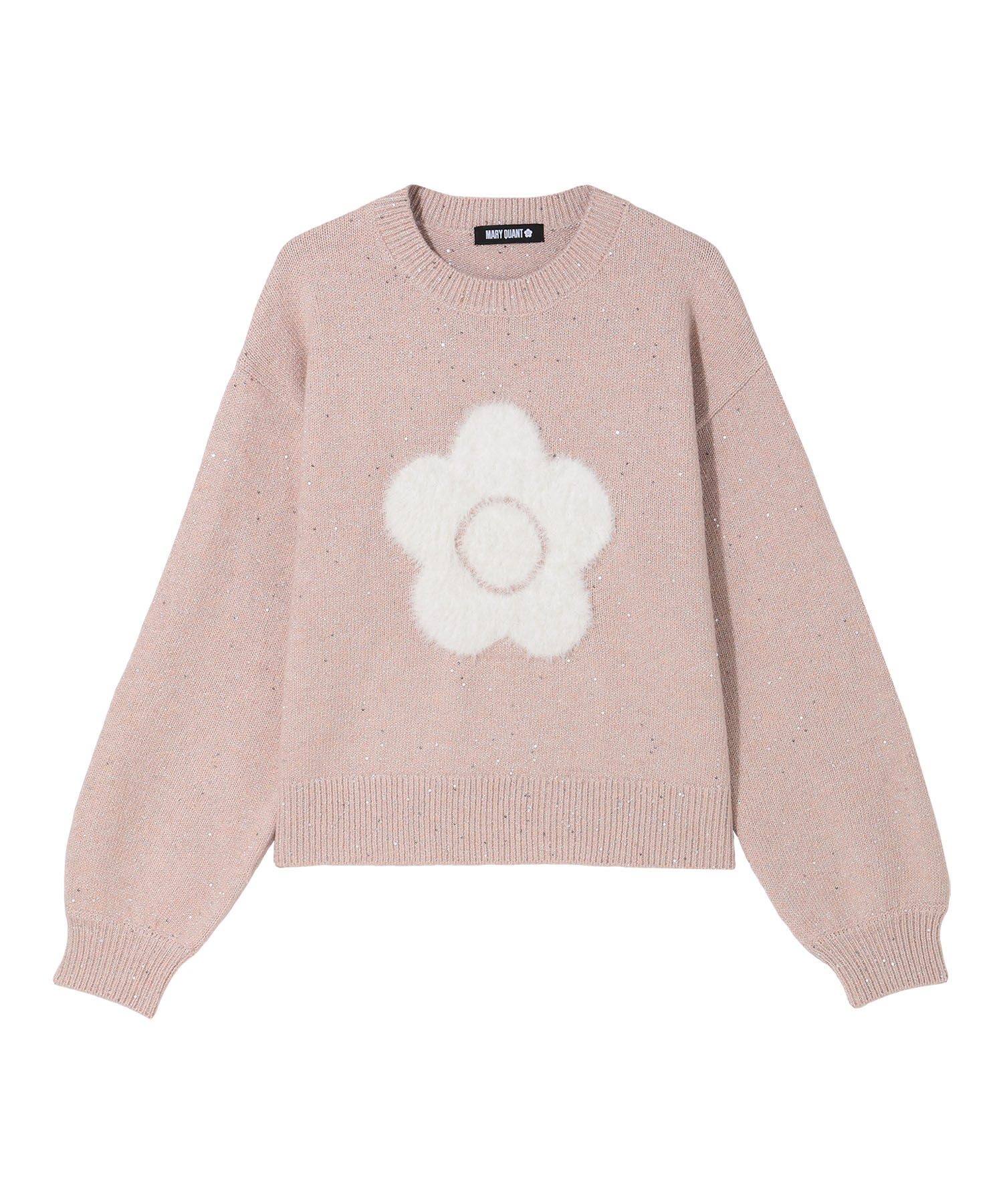 MARY QUANT「ファーデイジーラメニット プルオーバー」|ニット・セーター|